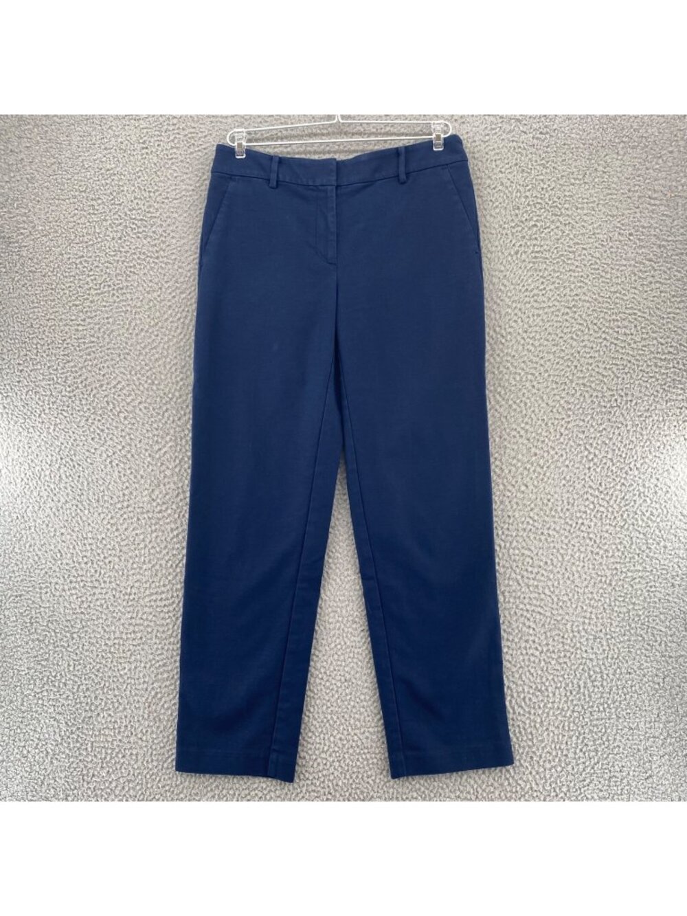 LOFT Pants Womens 4 Tall Riviera Slim Navy Stretch Ankle Tapered Leg Trousers
